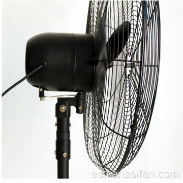 Ventilador de soporte de metal negro para exteriores de venta caliente